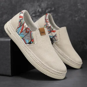 Flat Canvas Shoes For Men Fisherman Linen Cloth Loafers Summer Men's Sneakers New Style Shoes Sneakers Male Casual Shoes Man