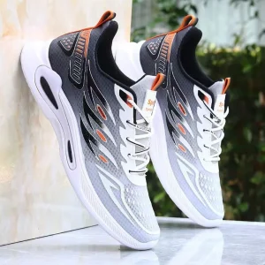 Summer New Men Air-cushion Sports Running Shoes Trend Man Mesh Breathable Anti-slip Sneakers Casual Tennis Shoe Student Trainers