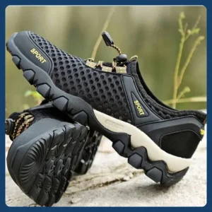 Summer fashion breathable mesh shoes Men's casual tennis sneakers Men's non-slip hiking shoes Men's hiking shoes